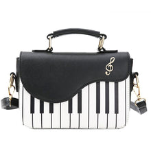Load image into Gallery viewer, Cute Funny Piano Pattern Handbags Women Shoulder Bag Fashion Pu Leather Lolita Ladies Crossbody Messenger Bag Totes Women Flap