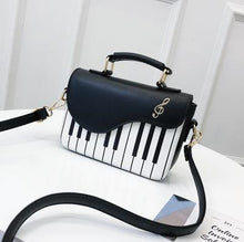 Load image into Gallery viewer, Cute Funny Piano Pattern Handbags Women Shoulder Bag Fashion Pu Leather Lolita Ladies Crossbody Messenger Bag Totes Women Flap