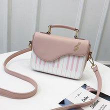 Load image into Gallery viewer, Cute Funny Piano Pattern Handbags Women Shoulder Bag Fashion Pu Leather Lolita Ladies Crossbody Messenger Bag Totes Women Flap