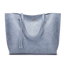 Load image into Gallery viewer, Tote Bag Large Women's Leather Handbags High Quality Female Pu Leather Bag Fashion Lady Shoulder Bags Classic Handbag