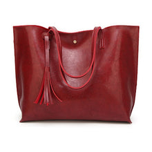 Load image into Gallery viewer, Tote Bag Large Women's Leather Handbags High Quality Female Pu Leather Bag Fashion Lady Shoulder Bags Classic Handbag