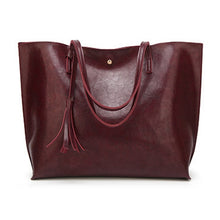 Load image into Gallery viewer, Tote Bag Large Women's Leather Handbags High Quality Female Pu Leather Bag Fashion Lady Shoulder Bags Classic Handbag