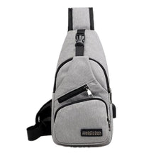 Load image into Gallery viewer, New Arrival men's Chest Bag Shoulder Bags USB Charging Bags Men Anti Theft School Summer Short Trip Messengers Bag