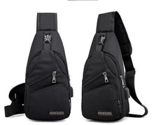 Load image into Gallery viewer, New Arrival men's Chest Bag Shoulder Bags USB Charging Bags Men Anti Theft School Summer Short Trip Messengers Bag